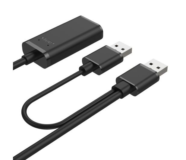 UNITEK Przedłużacz aktywny USB 2.0, 20m, Y-279 czarny - 685642 - zdjęcie 2